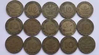 Bank deutscher Länder - 10 Pfennige aus dem Jahr 1949