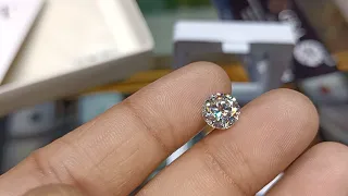 Moissanite Diamond SUBSTITUTE || Colour - D,VVS1 Super Quality with Govt Lab report || 💎PAUL GEMS💎..