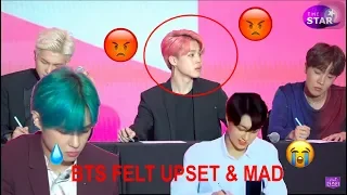 BTS Felt EXTREMELY UPSET after a reporter ask them a RIDICULOUS QUESTION *LOOK IN DESCRIPTION*