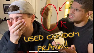 USED CONDOM CHEATING PRANK ON BOYFRIEND!!