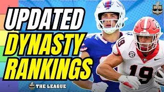 UPDATED Top 15 Dynasty Fantasy Football TE Rankings & Tiers w/ Rookies! | 2024 Dynasty Football