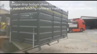 Alttan Açılır Konteyner, Drop bottom container