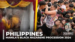 Black Nazarene procession returns to Philippines for first time after pandemic pause