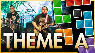 TETRIS played LIVE in a Rock Concert | "Theme A" by Pokérus Project
