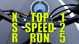 XSR125 | TOP SPEED RUN