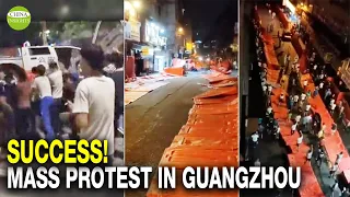 Tens of thousands of people storm the blockade, workers free to escape Guangzhou/Foxconn Updates