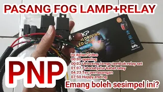 CARA MUDAH PASANG LAMPU TEMBAK DIMOTOR MENGGUNAKAN RELAY 2 MODE HIGH AND LOW