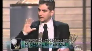 Michael Imperioli wins 2004 Emmy Award for Supporting Actor in a Drama Series