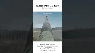 Panzerhaubitze 2000 (PzH 2000) | The Monster Howitzer for the Enemies #shorts
