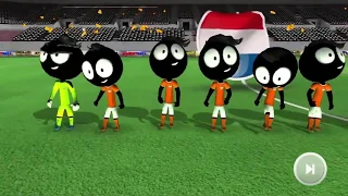 Stick-man Soccer -2020 (European Tour Challenge) Netherlands Vs Germany #Match-50 Android Game-play.