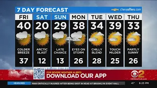 New York Weather: CBS2 1/13 Evening Forecast at 6PM