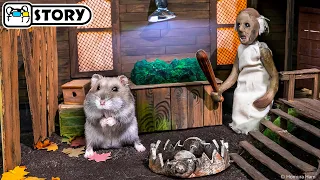 🐹 Побег Хомяка из лабиринта в Страшном Доме Гренни 🐹 Хомура Хам Питомцы