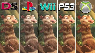 Ice Age 3 : Dawn of the Dinosaurs (2009) NDS vs PS2 vs Wii vs PS3 vs XBOX 360 (Which One is Better?)