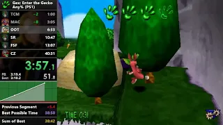 Gex: Enter the Gecko - Any% Speedrun - 40:21