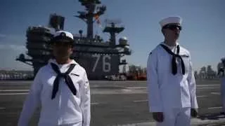 USS Ronald Reagan (CVN 76) departs San Diego for Japan