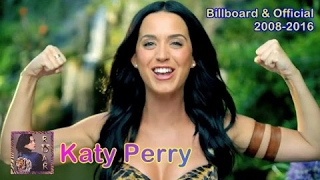 Katy Perry - Billboard Hot 100 Singles & UK Singles Chart History (2008-2016)