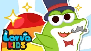 NEW! SURPRISE EGGS - SHARK FAMILY | EGG SONG | SUPER BEST SONGS FOR KIDS | LARVA KIDS