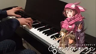 Sword Art Online Alternative: Gun Gale Online ED - To See The Future [piano]
