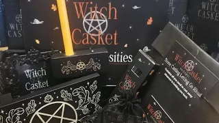 Witch Casket Alter Curiosities October Subscription UNBOXING and REACTION