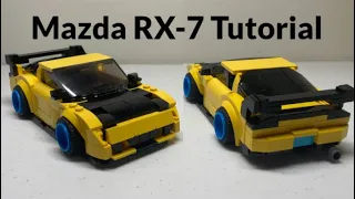 Lego Mazda RX7 tutorial