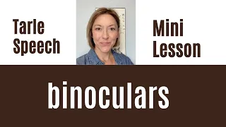 How to Pronounce BINOCULARS - #SHORTS Quick English Pronunciation Mini Lesson