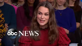 Keira Knightley reveals why she thanks her daughter for her role in 'The Aftermath' l GMA