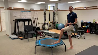 How to use a mini trampoline to become a better runner with Dr Leo Kormanik!