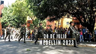 Desfile Militar  Fuerzas Armadas 20 de Julio 2023 Medellín 🇨🇴 Sin Destino