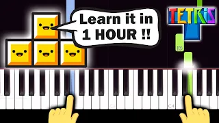 Tetris Theme song - EASY Piano tutorial
