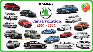 Skoda Cars Evolution 2001-2021 in India # Skoda Car models in India
