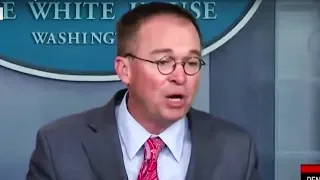 The Moment Mulvaney Realized He Totally Screwed Trump Over