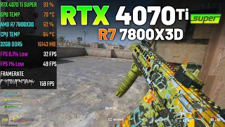 RTX 4070 Ti SUPER + RYZEN 7 7800X3D | Call of Duty: Warzone 3 | 1440p