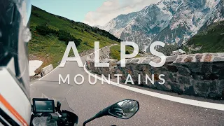 ALPS on a motorbike with 3D Maps