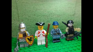 Lego Evolution of Austrian uniforms (History stop motion)