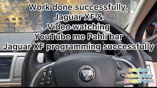 How to fix , #jaguar XF Smart Key not found Probem / disconnect battery problem Jaguar XF solve in