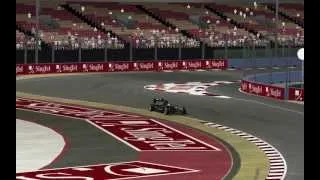 F1 2012 PC Gameplay drifting in Singapore GP