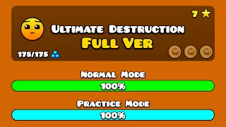 ULTIMATE DESTRUCTION FULL VERSION BY: XQUADRANT || Geometry Dash 1.9