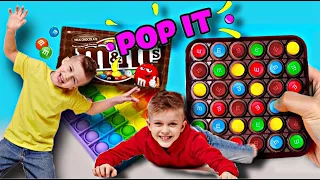 ВКУСНЫЕ ЛАЙФХАКИ с POP iT! ШОКОЛАД ПОП Ит!// KiFill boys 13+