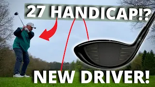 STRAIGHT IN THE BAG!? 27 HANDICAP GOLFER TESTS ULTRA FORGIVING DRIVER!