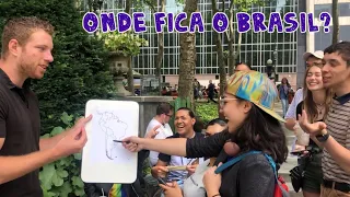 Os Gringos Conseguem Achar O Brasil no Mapa? (Teste de Geografia)