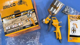 INGCO 400cc Air Spray Gun ASG4041 Unboxing by Buttar Enterprises 03350506506 | Lahore Pakistan