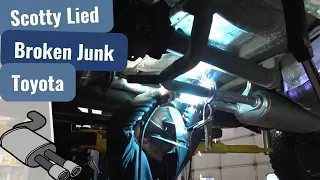 Toyota Tundra: Welding On New Convertor Flanges & Replacing Muffler