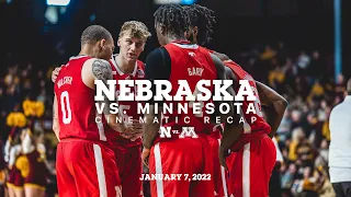 Nebraska MBB vs. Minnesota | Cinematic Recap