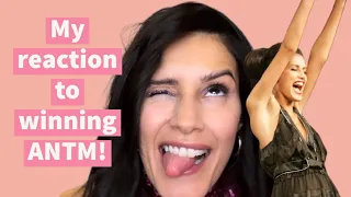 Video of me reacting to when I won ANTM cycle 8