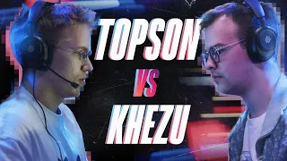 Khezu challenges Topson to a 1v1 mid LIVE during Berlin Major