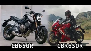 новая HONDA CB и CBR650R 2019года  два в одном