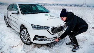 Новая Октавия А8 - ХОРОША Как К5 и КАМРИ. Тест-Драйв Skoda Octavia 2020