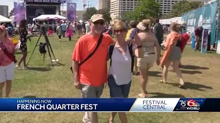 French Quarter Festival underway in New Orleans