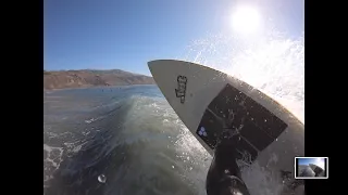 Good waves - 3-5ft Rincon - Surfing POV January 2020