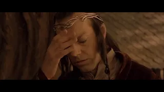 Gandalf pissing Elrond off using dark speech
